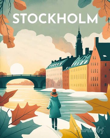 Travel Poster Stockholm