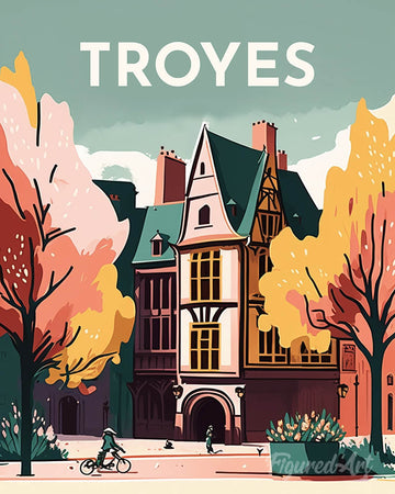 Travel Poster Troyes