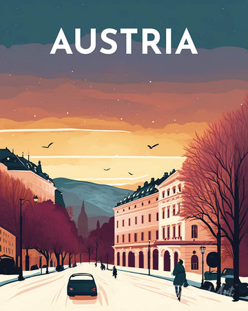 Travel Poster Vienna