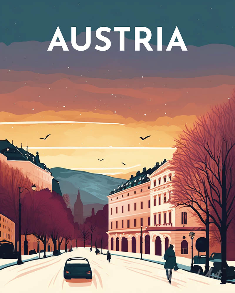 Travel Poster Vienna