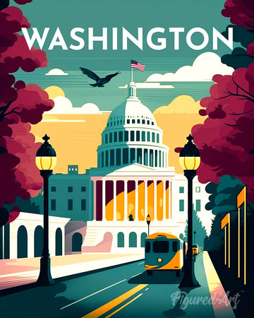 Travel Poster Washington