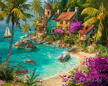Tropical Seaside Village