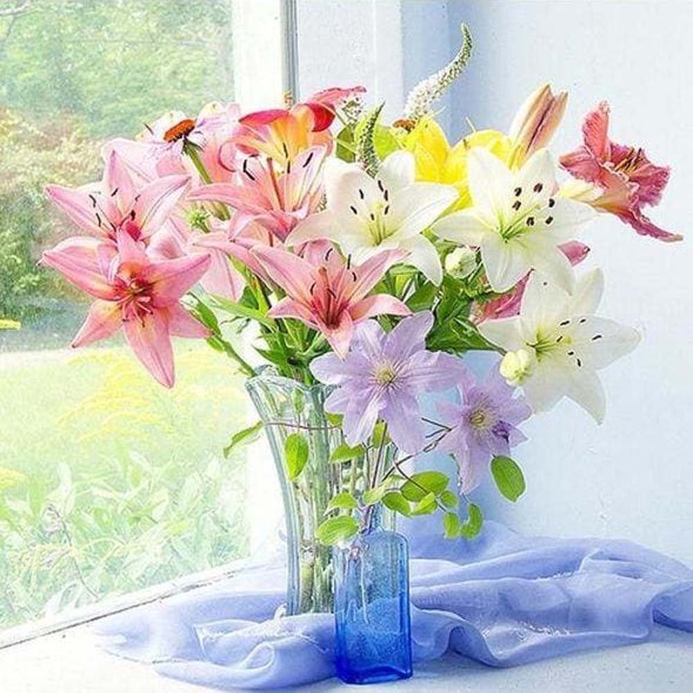 Vase of Fresh Flowers