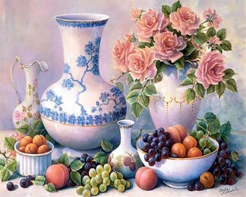 Vases and Fruits