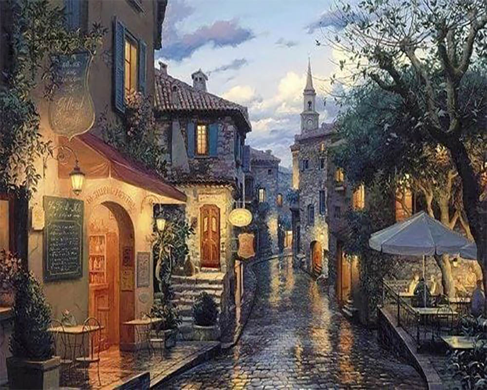 Village after the Rain