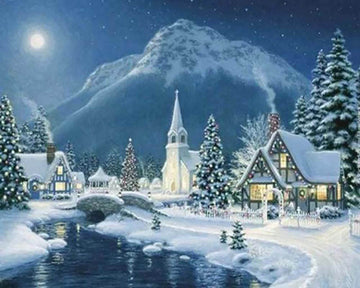 Village in the Snow