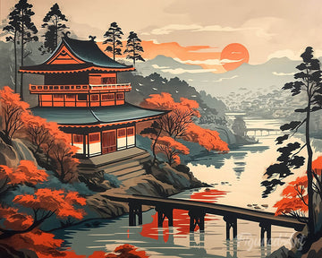 Vintage Pagoda View