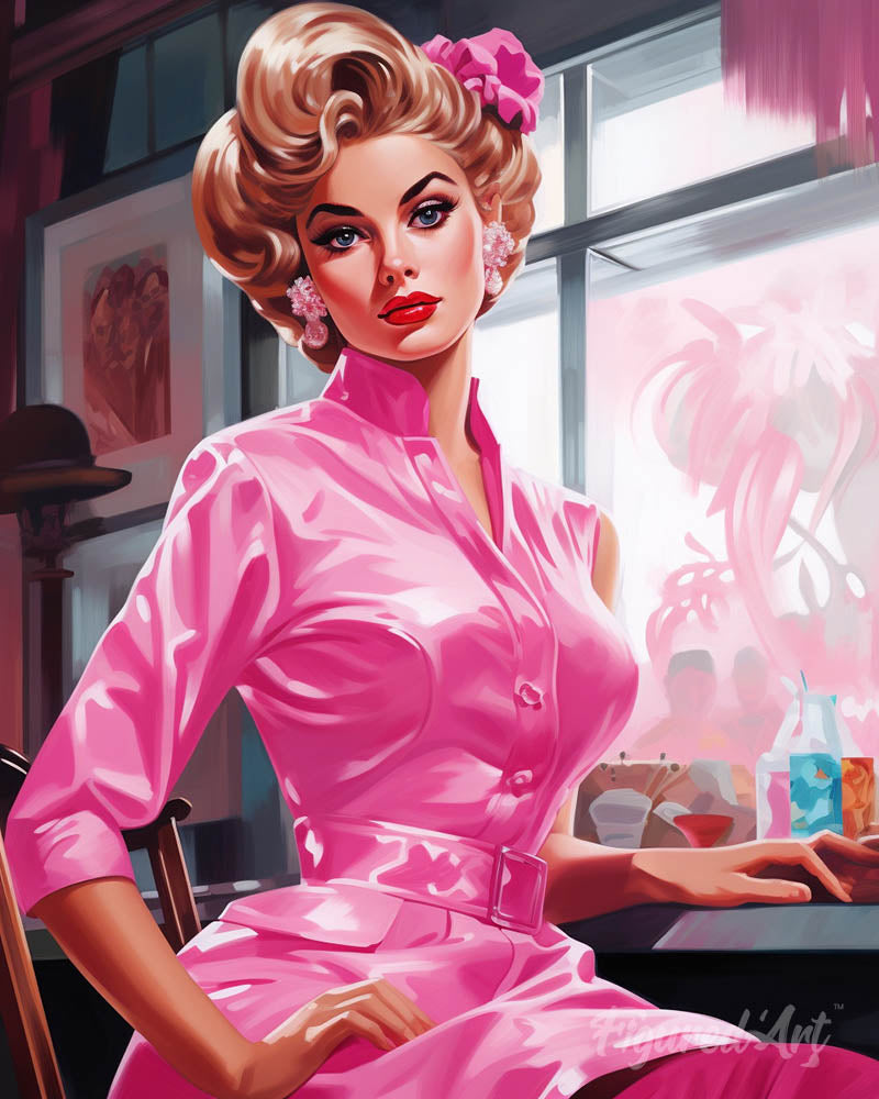 Vintage Pink Diva