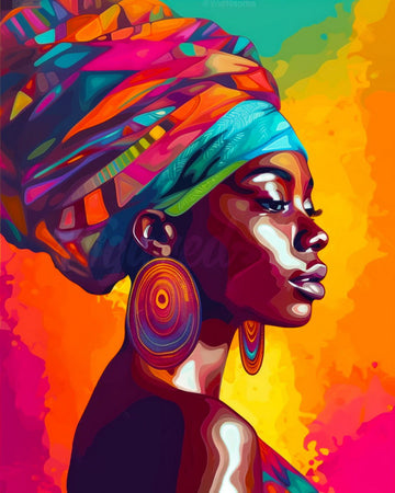 Vivid African Lady