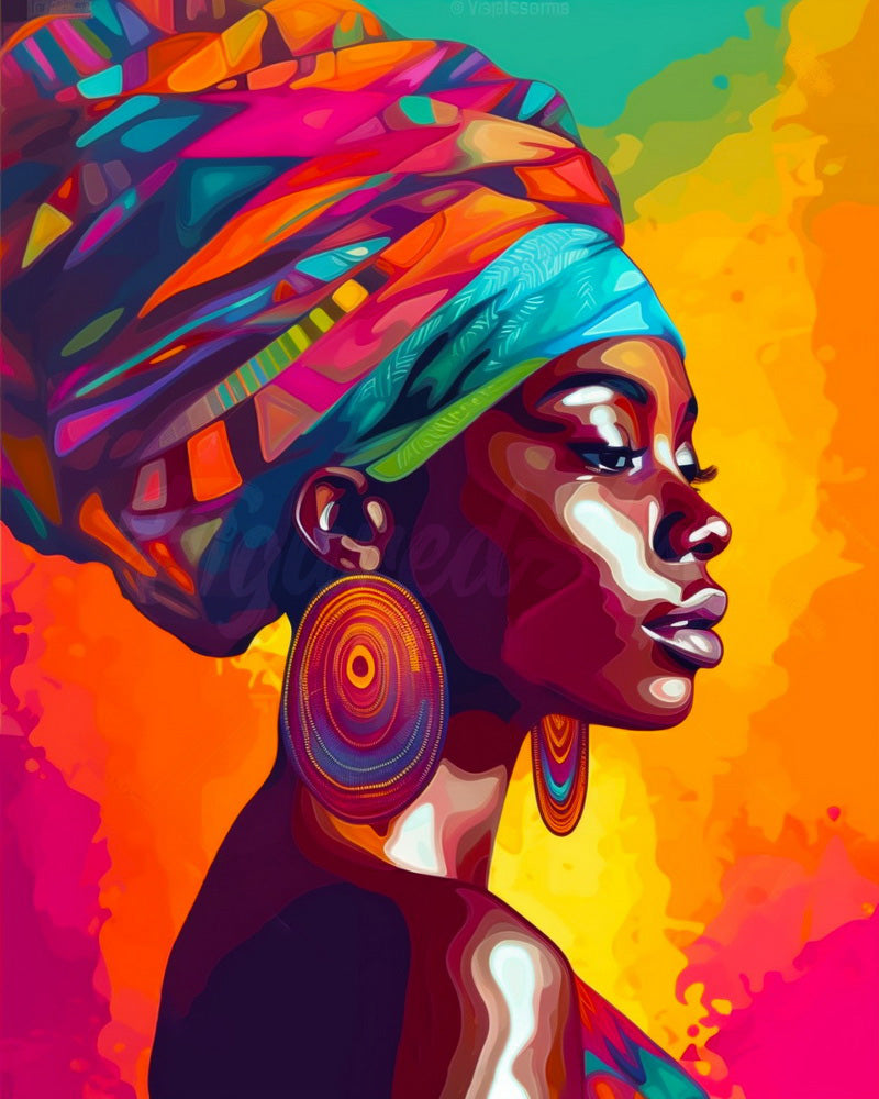 Vivid African Lady