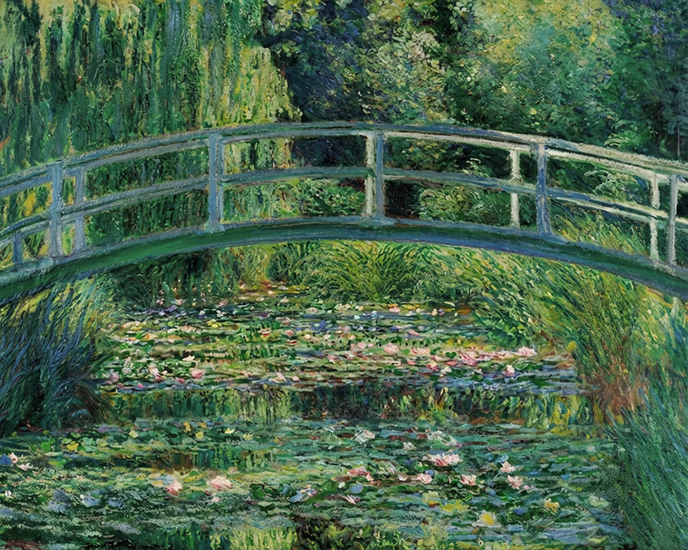 Water Lilies and Japanese Bridge - Monet