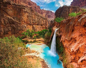 Waterfall in the Desert