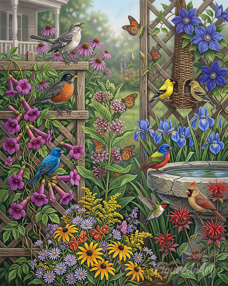 Wings Among the Blossoms
