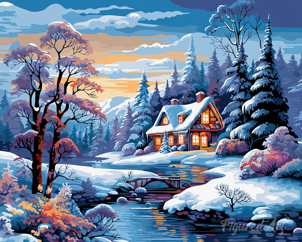 Winter River Cottage