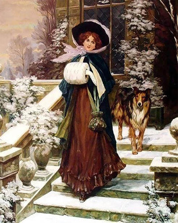 Woman and her Dog