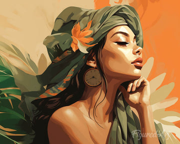 Woman in African Turban