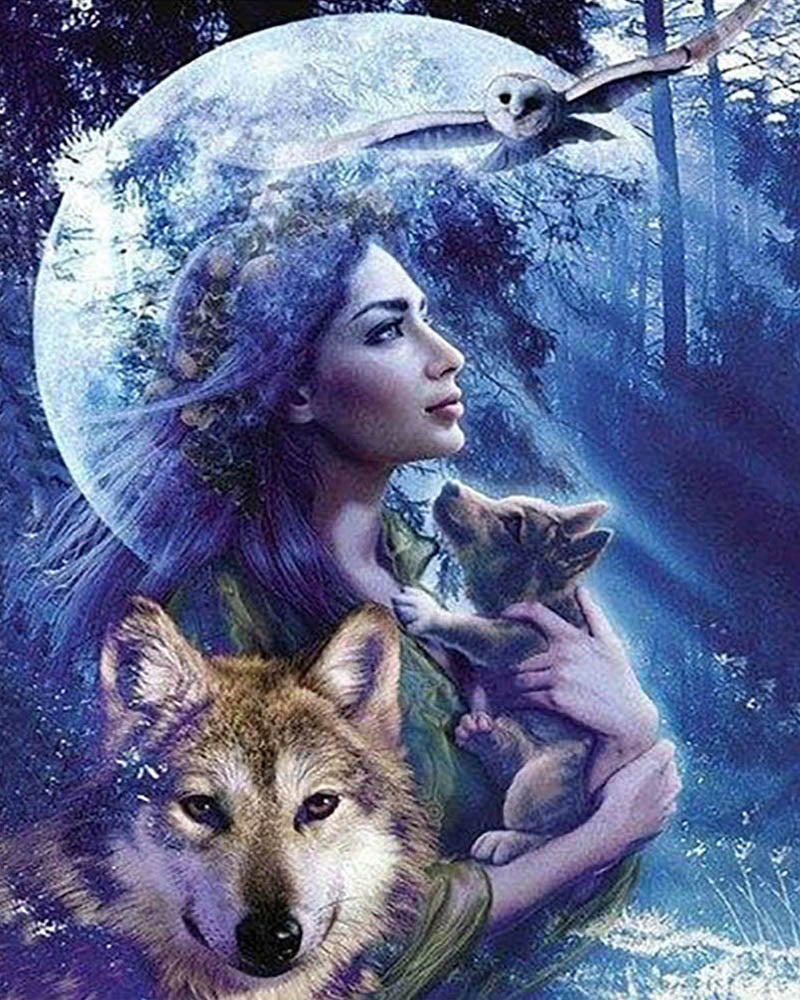 Women and Wolf