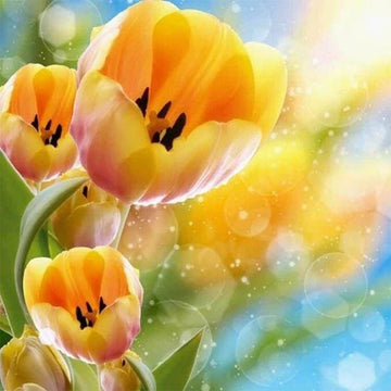Yellow tulips