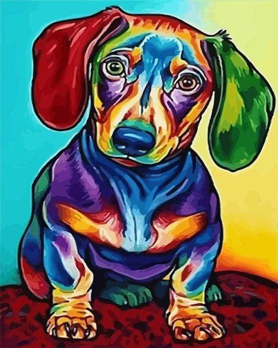 Dog Color Red and Green Ears