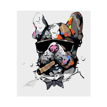 Dog Smoking A Cigar