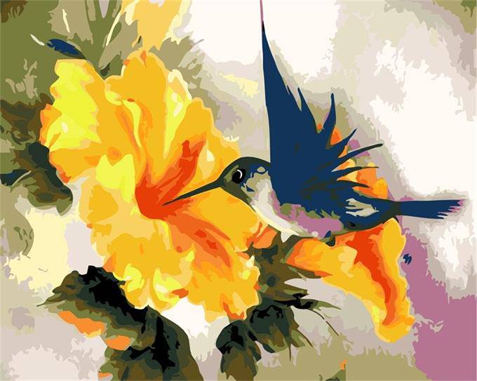 Eating Hummingbird