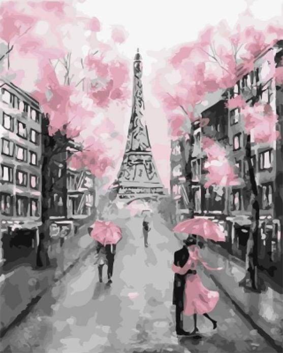 Eiffel Tower and Pink Touch
