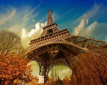 Eiffel Tower in Fall