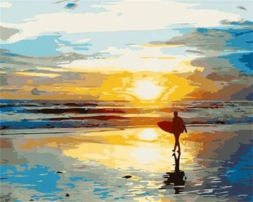 Evening Walk in Sea