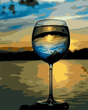 Evening With a Glass of Water