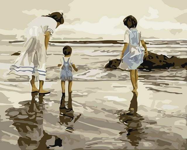 Family and Seaside