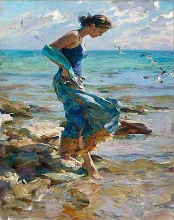 Feet in water during Summer