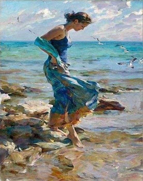 Feet in water during Summer