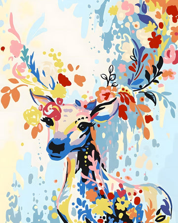 Floral Deer