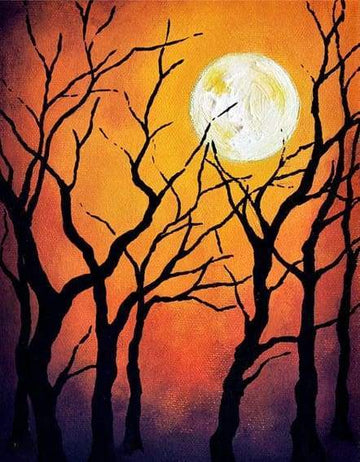 Full Moon from the Forest
