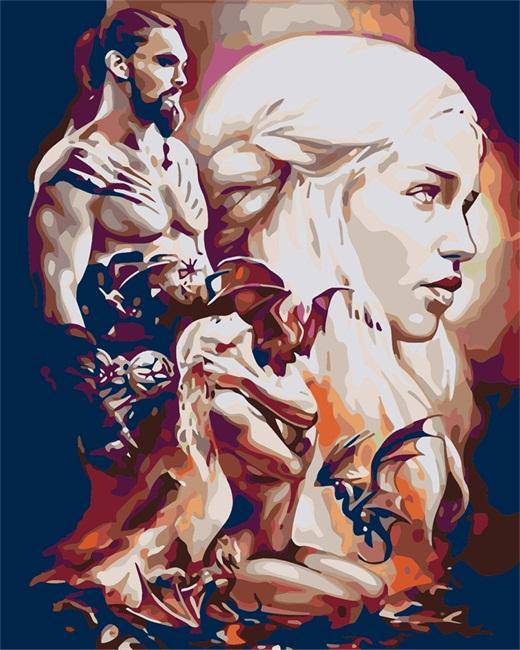 Game of Thrones Khaleesi and Khal Drogo