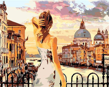 Girl With Beautiful Sky