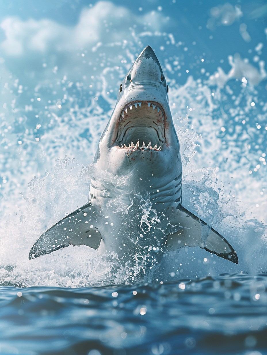 Great White Shark Breach