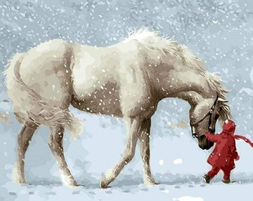 Horse in the Snow
