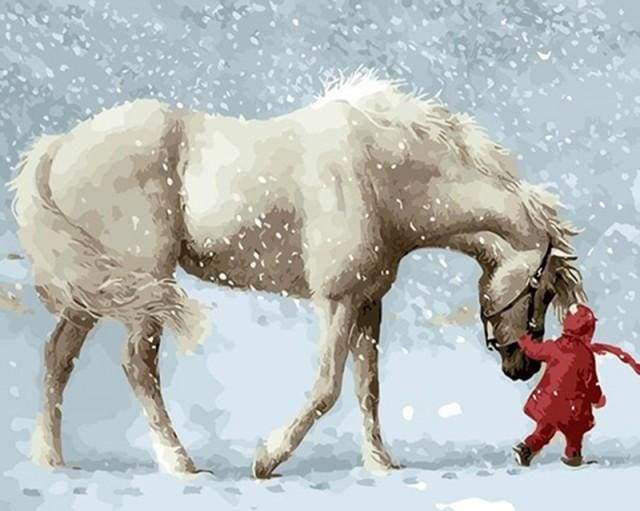 Horse in the Snow