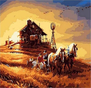 Horses in Mississippi Ranch
