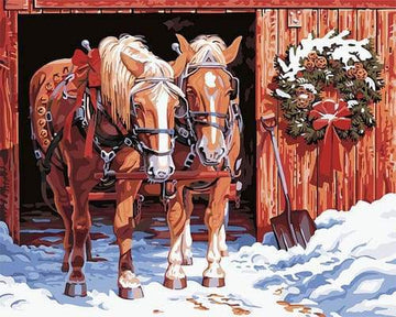 Horses in Winter