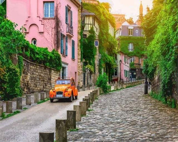 Houses and car