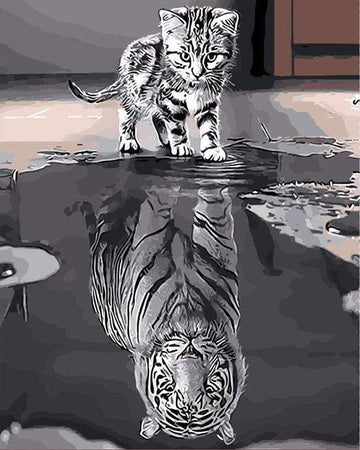 Kitten Reflective Tiger
