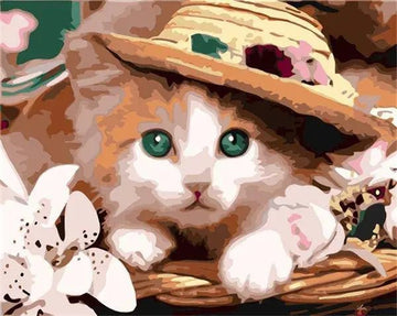 Kitty Cat With Hat