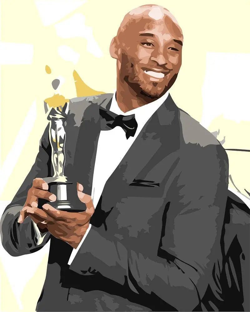 Kobe With Trophy
