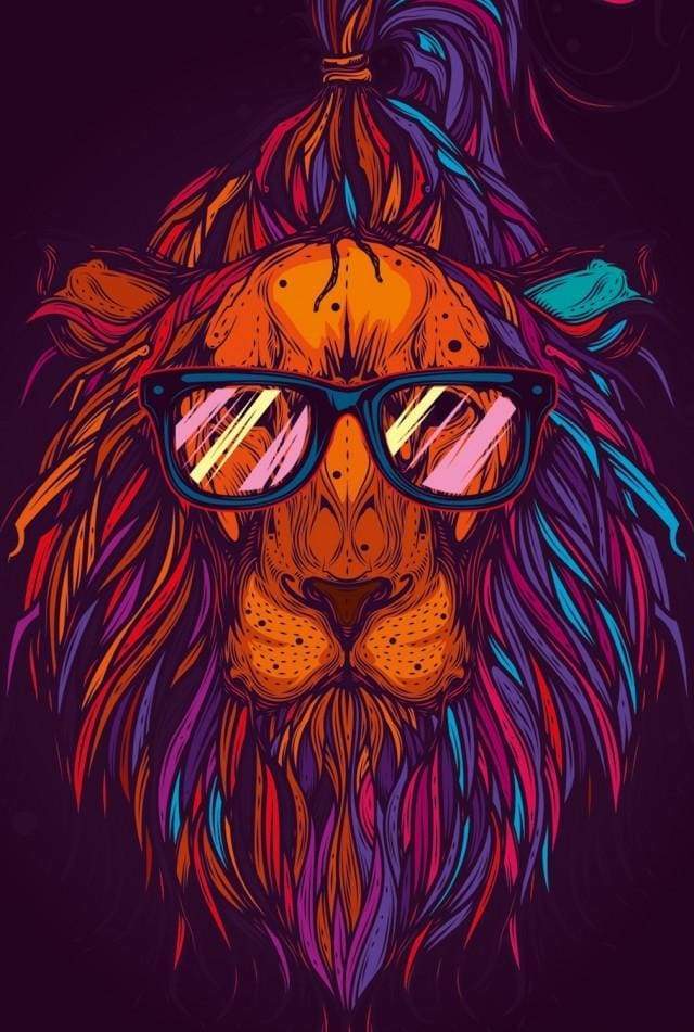 Lion with Sunglasses