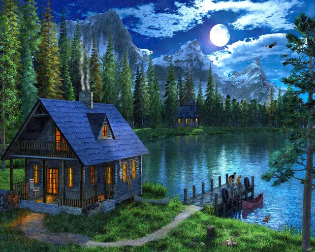 Nocturnal lake