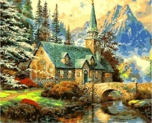Old house near the Mountain