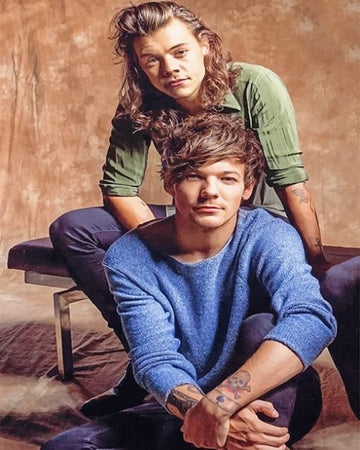 One Direction Harry Styles and Louis Tomlinson