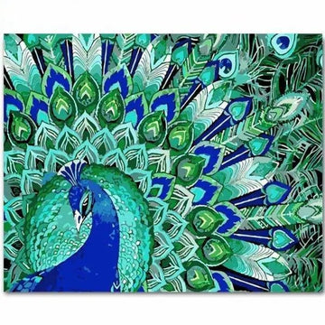 Painting Of A Peacock